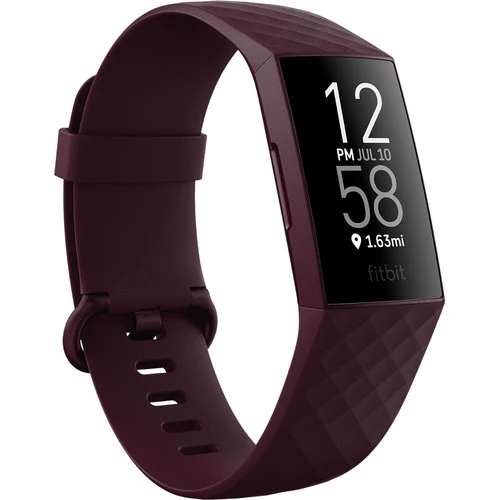 Fitbit with purple cheap band